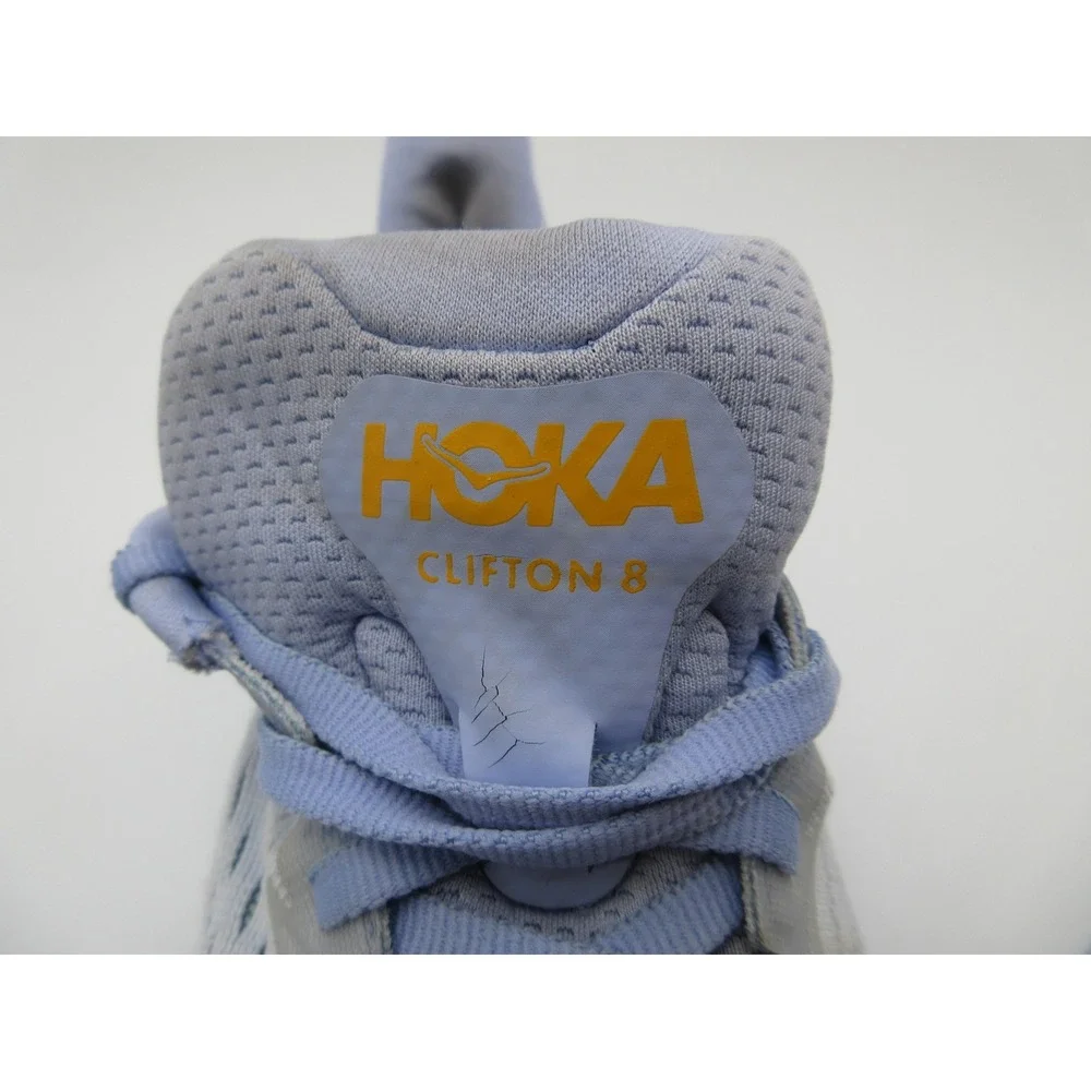 Hoka One Shoes Womens Size 8.5 Purple Clifton 8 Running Sneakers‎ 1119394 BLSG